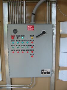 Abrasive Blast System Control Panel